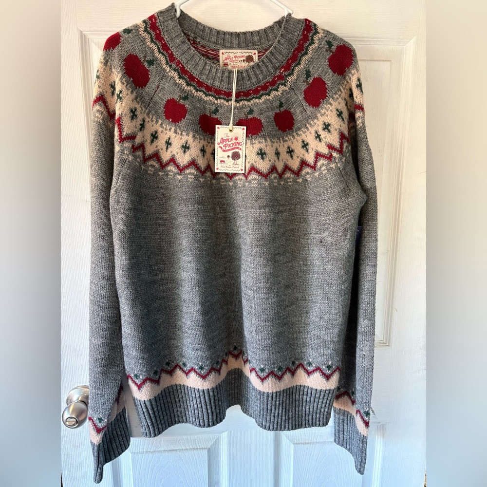 Kiel James patrick apple picking sweater